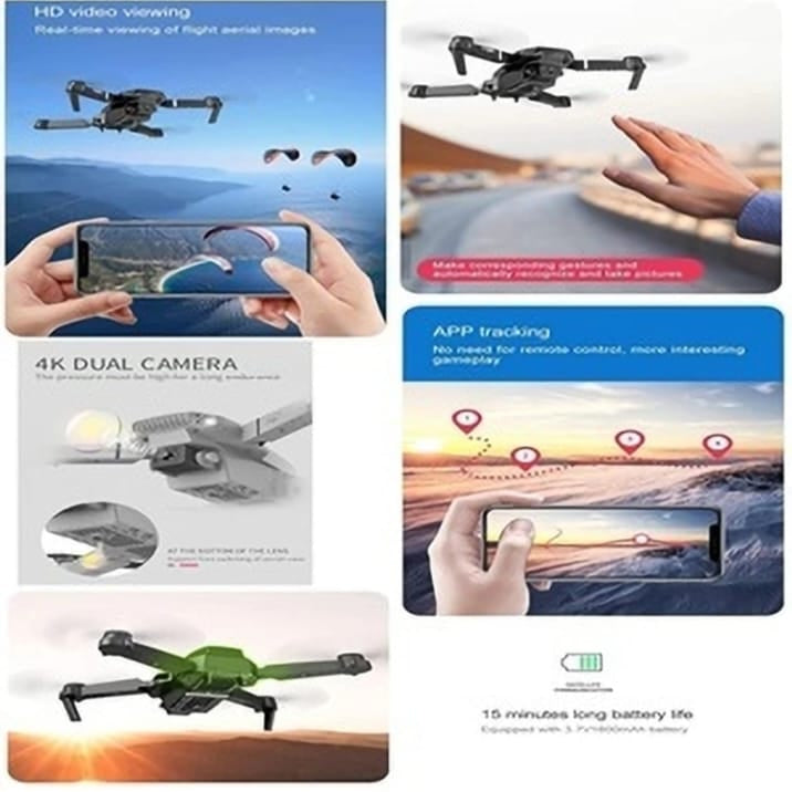 kapi hd one key take off /landing 3d flips drone drone with 4k camera foldable 1080p drone